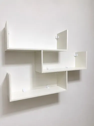 Trio de Nichos em MDF Branco