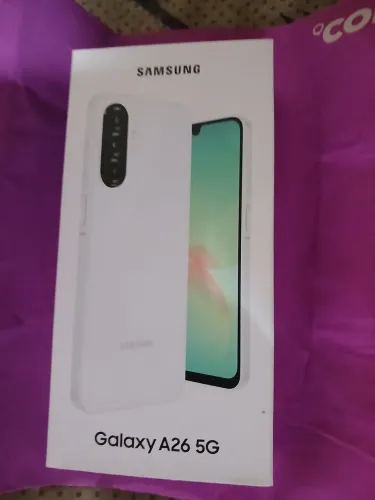 Smartphone Samsung Galaxy A26 5G 256 GB Novo Lacrado Branco