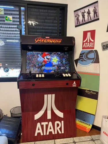 Fliperama novo com todos os jogos