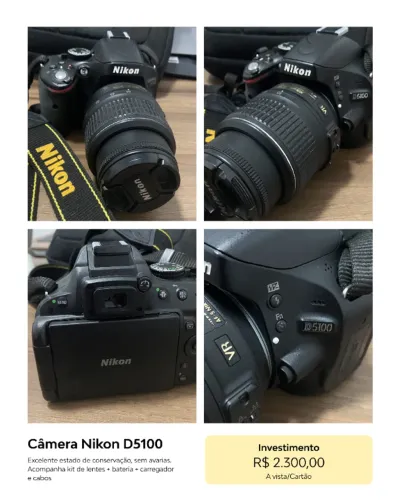 Câmera Nikon D5100