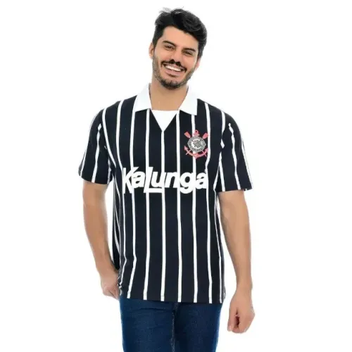 Camisa Corinthians Retrô Kalunga Tamanho G - Original
