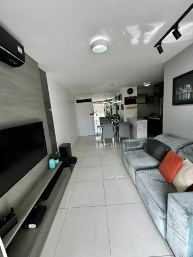 Apartamento À Venda Beira-Mar Na Jatiúca | 50m² | Quarto E Sala | Mobiliado | 1 Vaga