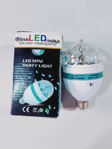 Lâmpada Led Colorida Giratória