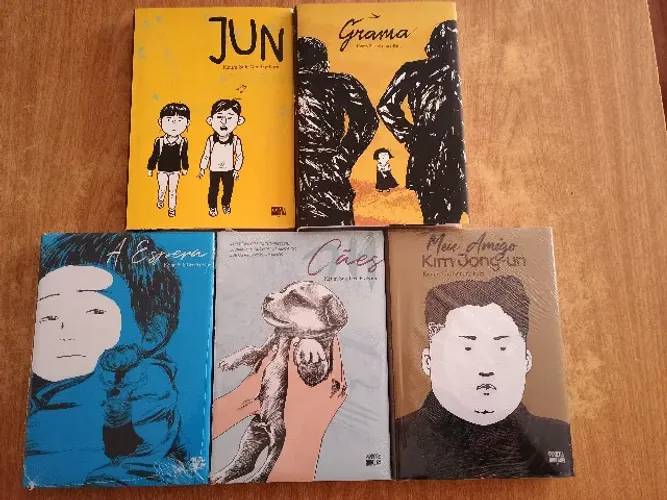 Keum Sul Gendry-Kim - Pipoca e Nanquim - Grama, A Espera, Jun, Cães e Meu Amigo Kim Jong