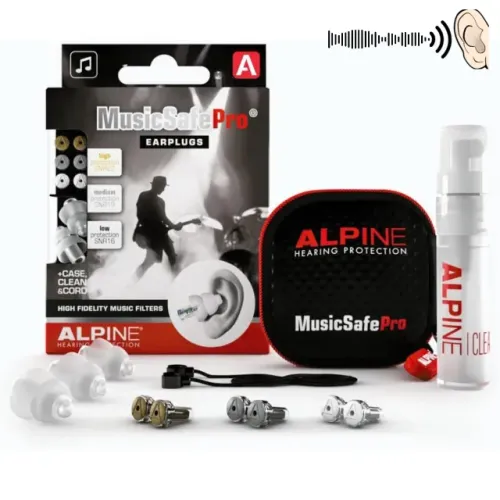 Alpine MusicSafe Pro - Protetores auriculares de alta fidelidade para músicos 3 conjuntos 