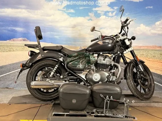 RE SUPER METEOR 650 PRETA /2025 KM:2.948 Única Dona