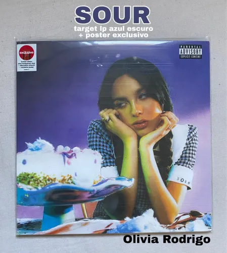 Olivia Rodrigo - SOUR Target Exclusive Vinil Azul Translúcido + Poster exclusivo