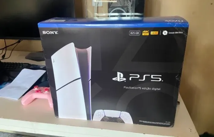 PLAYSTATION 5 SLIM MÍDIA DIGITAL - NA CAIXA TODO ORIGINAL