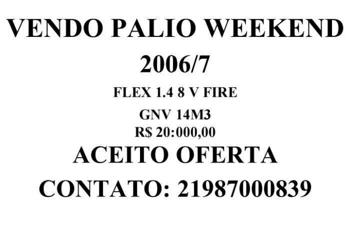 Fiat Palio Weekend ELX 1.4 MPI Fire Flex 8V 2007