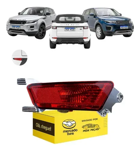 Refletor Olho De Gato Range Rover Evoque 2012 13 A 2019 Le Vermelho