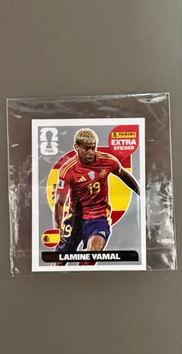 Figurinha legend prata do Lamine Yamal