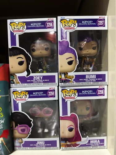 Pop Funko Kpop Demon Hunters - Rumi, Mira, Zoey, Jinu