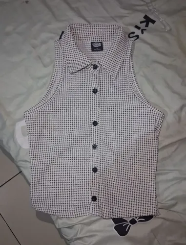Blusa regata xadrez