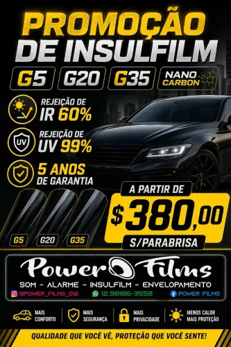 PROMOÇÃO DE INSULFILM G5 G20 G35