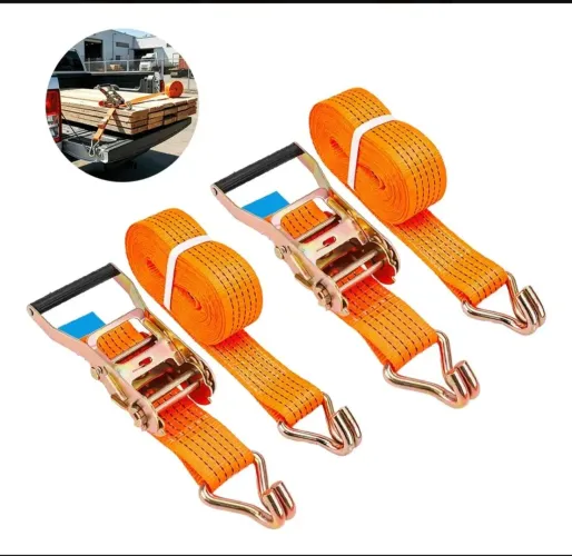 Kit com 2 Cintas com Catraca 5 Toneladas - Amarração Cargas