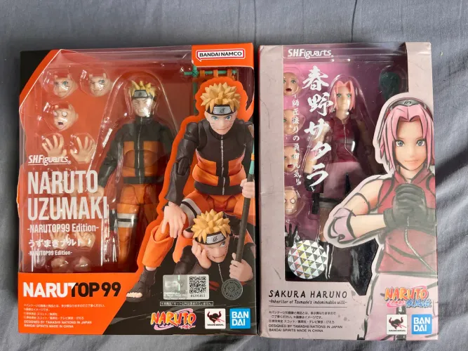 Naruto (narutop99) + Sakura sh figuarts 