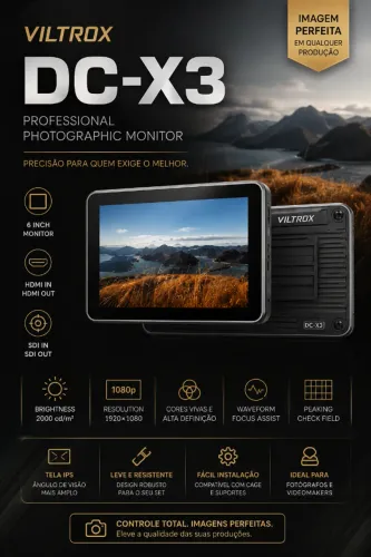 MONITOR 6´´ TOUCHSCREEN DC-X3 VILTROX