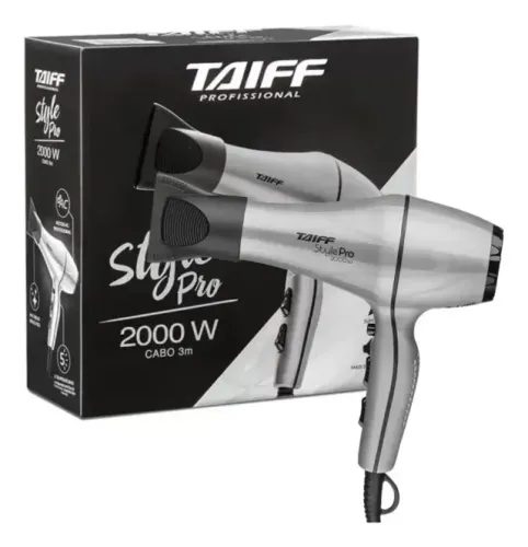 Secador Taiff Style Profissional 2000w Prata (Usado)
