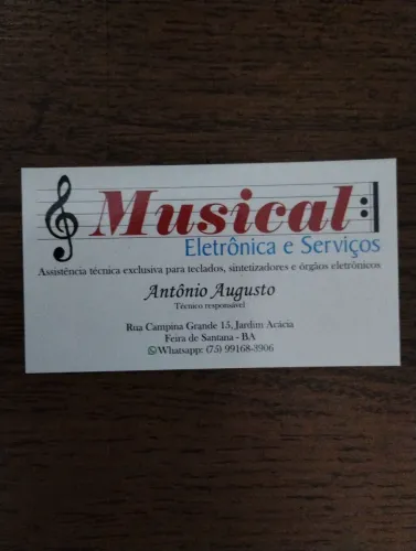 Serviços em Teclados e Pianos Eletrônicos