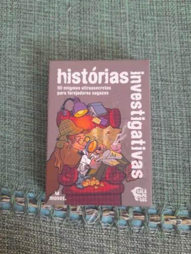 Jogo Histórias Investigativas - 50 enigmas, Galápagos jogos