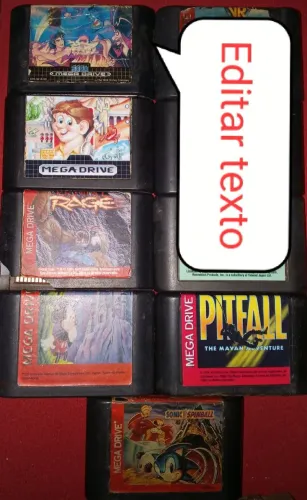 Jogos mega drive 80 cada