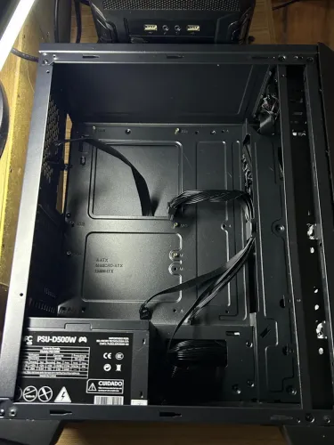 Gabinete gamer NOVO + Fonte 500w NOVA 