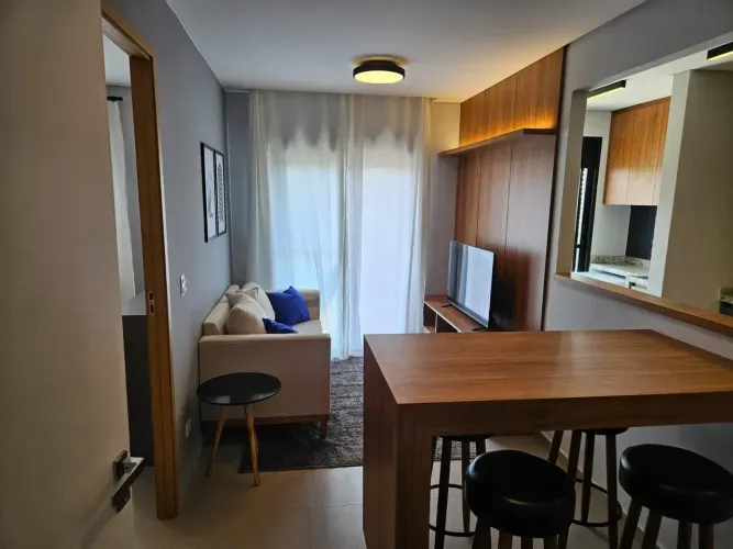 APARTAMENTO PARA LOCAÇÃO COM 41M² - 1 QUARTO - MOBILIADO - 18 DO FORTE/ALPHAVILLE - BARUER