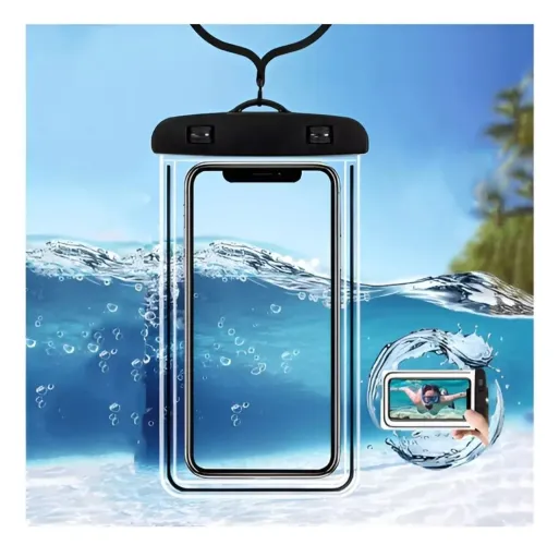 1 Capa Impermeável para Celular Prova d'água 