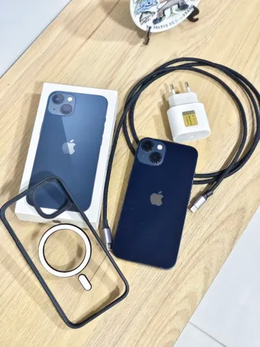Iphone 13 512gb azul marinho completo