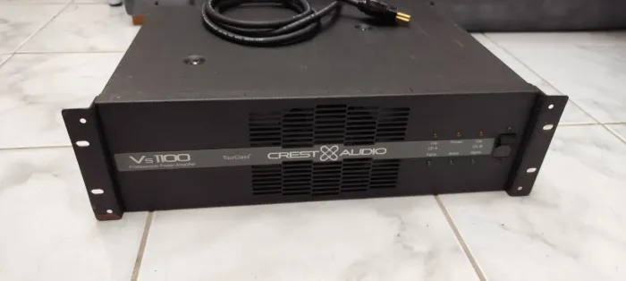 Amplificador Potência Crest áudio vs1100 1400 Wrms 