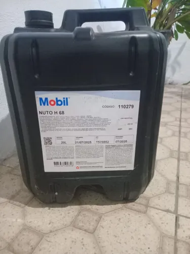 ÓLEO MOBIL NUTO H 68 20 LITROS LACRADO 