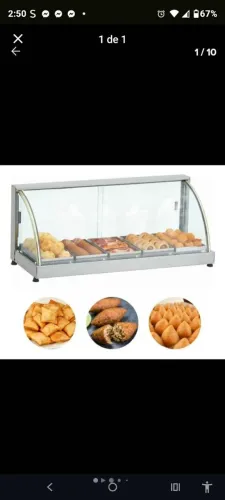 Estuda ou  expositora de salgados 