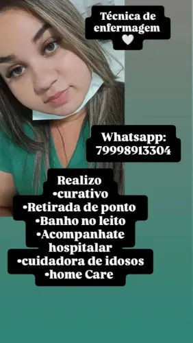 Técnica de enfermagem, cuidadora de idosos