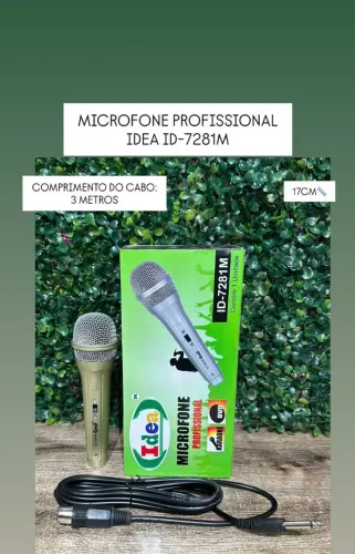 Microfone com fio