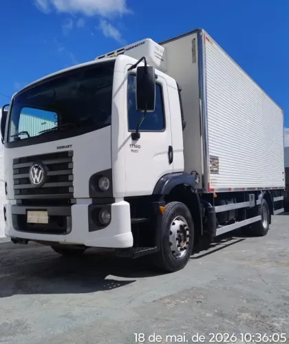 VOLKS 17.190 CONSTELLATION BAU GANCHEIRA REFRIGERADO ( UNICO DONO )