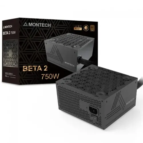 Fonte Montech Beta 2, 750W, Preto