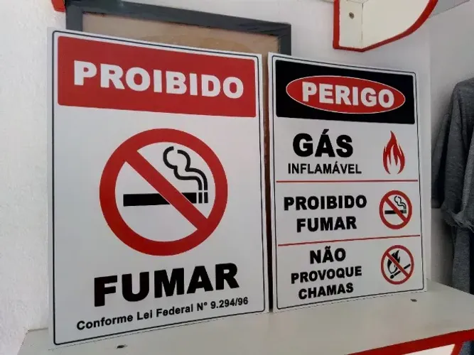 Placas de Sinalização