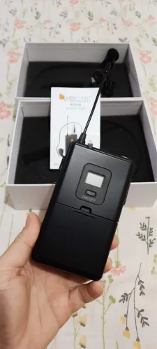 Microfone Lapela Sem Fio Fifine K031B USB - Novo na Caixa