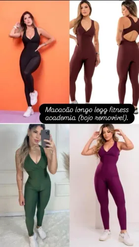 Macacão feminino academia