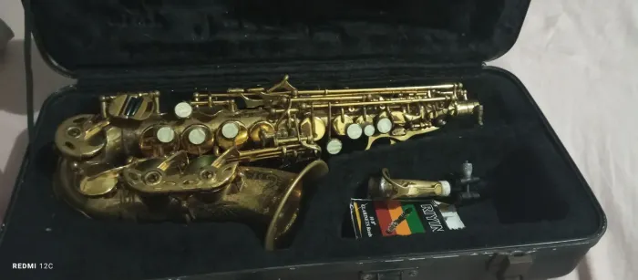 Saxofone Soprano Curvo Dolphin troca ou venda