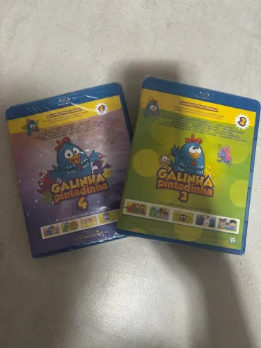 Kit Galinha Pintadinha 3 e 4 - Bluray