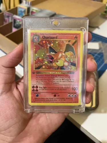 Carta (PROXY/FALSA) Pokémon Charizard 1 Edition