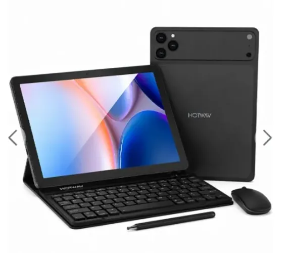 Tablet Hotwav Pad 17 Pro Dual SIM 128GB 4GB RAM de 10.1" 13MP 5MP - Obsidian Black + Tecla