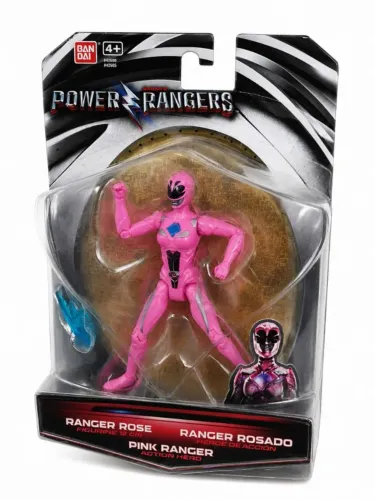 Figura Power Rangers Rosa Pink, 12 Cm, Bandai Sunny Movie