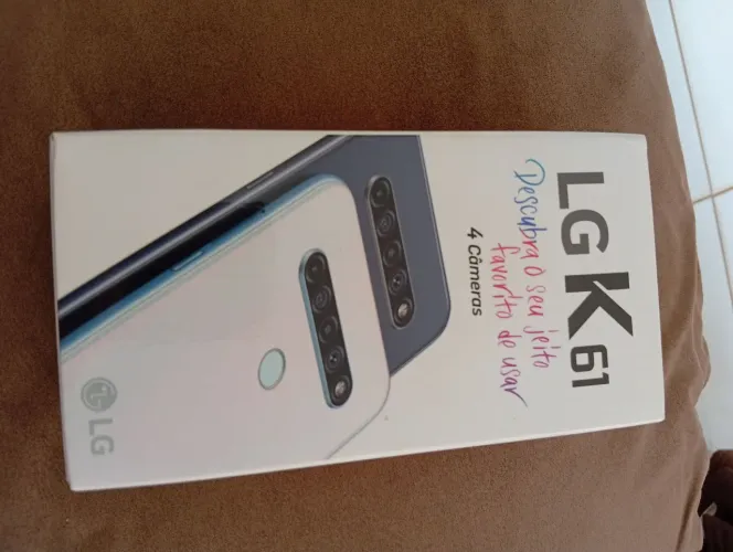 Vendo Celular LG K61 128G usado mas em perfeito estado 