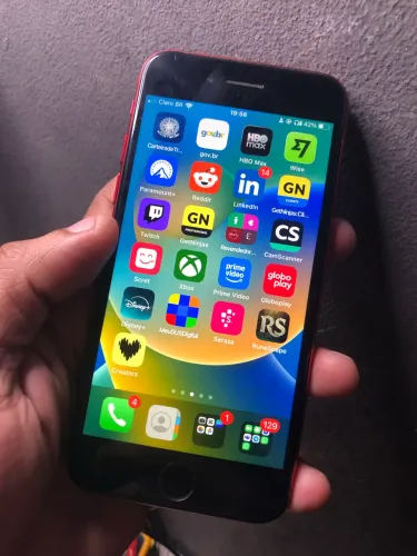 iPhone 8, 64GB (Red) - iCloud livre, aceito cartão