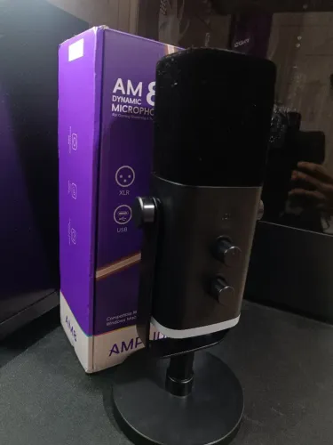 Microfone Fifine AM8 RGB USB/XLR Dinâmico