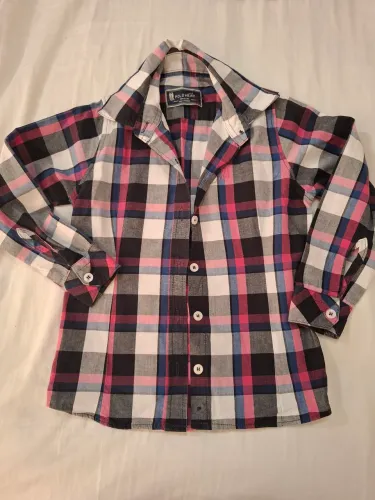 Blusa xadrez POLO WEAR original infantil