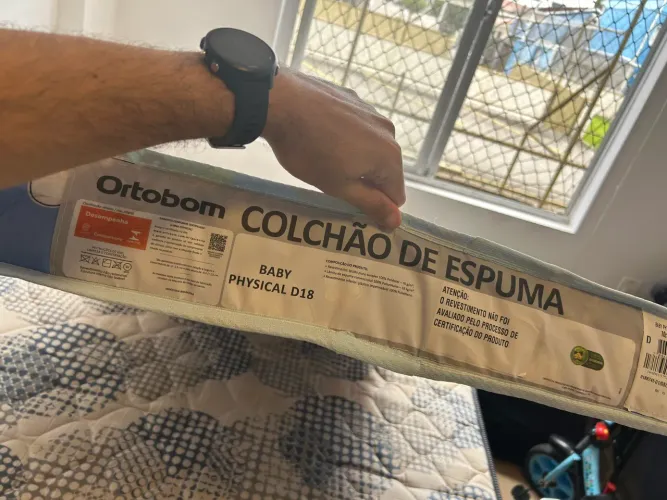 Colchão bebê ortobom 