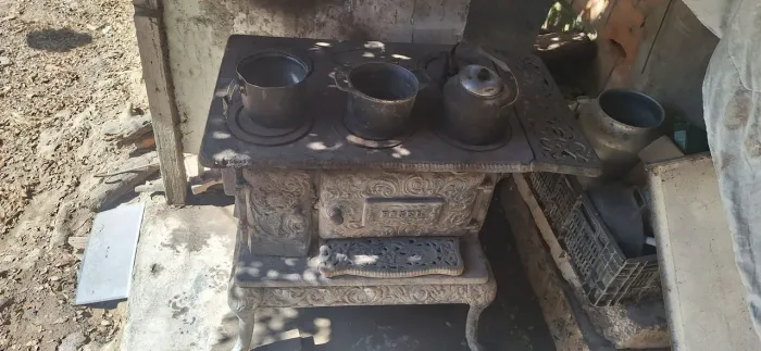 Fogão a lenha de ferro fundido